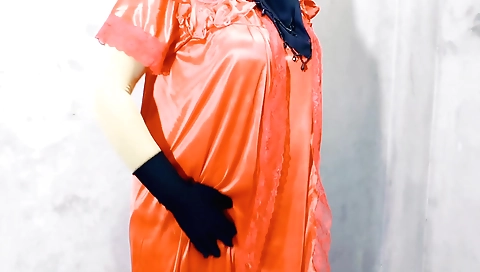 Bina nalibhi takes off her sexy dress and fucks her stepson