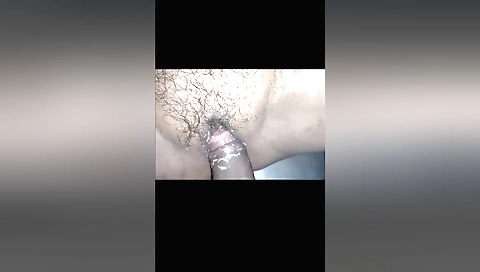 Hairy brunette 30ft dildo fuck from behind porn video